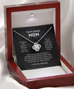 Mom Love Knot Necklace From Son